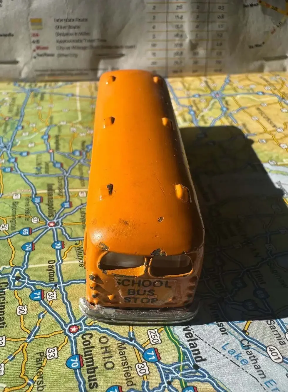 VINTAGE ‘70s ‘80s Zylmex P322 Crown School Bus Diecast Toy
